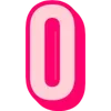 Sticker 🤩 Bebas Outline Pink @TgEmodziBot