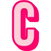 Video sticker 🤩 Bebas Outline Pink...