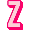 Sticker 🤩 Bebas Outline Pink @TgEmodziBot