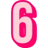Sticker 🤩 Bebas Outline Pink @TgEmodziBot