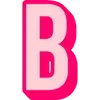 Video sticker 🤩 Bebas Outline Pink...
