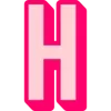 Video sticker 🤩 Bebas Outline Pink...