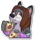 Telegram sticker 🍕 Garr 2018