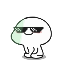 Телеграм стикер 😎 𓄂Quby | @HANGSEED𖨘