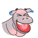 Sticker 😂 Hopper the Hippo