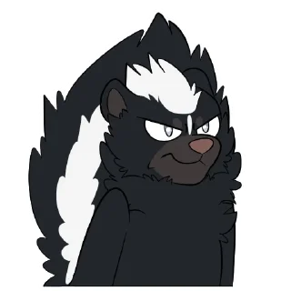 Video sticker 😡 Skunk Stickers by Pulexart.com
