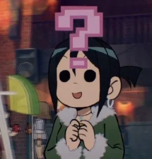 Telegram sticker 🌟 Scott Pilgrim[@Kurailonely] :: @fStikBot