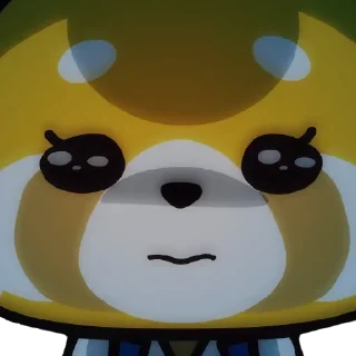 Telegram sticker 🥺 Aggretsuko by @hooomesick