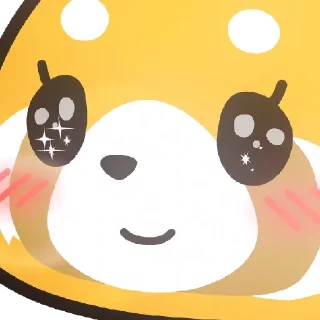 Video sticker ☺️ Aggretsuko by @hooomesick