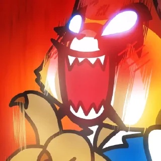 Telegram sticker 😂 Aggretsuko by @hooomesick