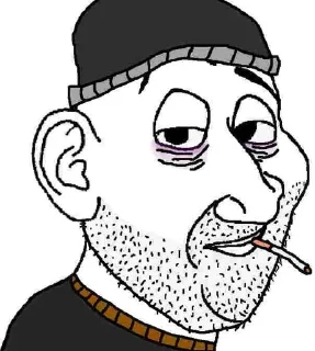 Telegram sticker 🚬 кринжовые сойджаки
