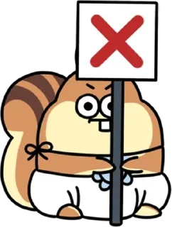 Telegram sticker 💬 똘망똘망 아기 다람이 By @KakaoEmoticon