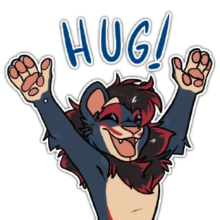 Telegram sticker 🤗 Wonderkat lion