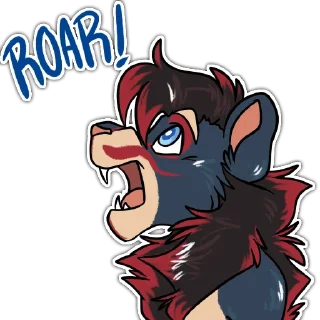 Telegram sticker 🦁 Wonderkat lion