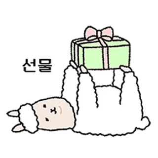 Telegram sticker ⭐ 알파카 아니양 @moe_sticker_bot