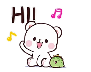Video sticker 👋 Milk & Mocha #3 @MochaStickers