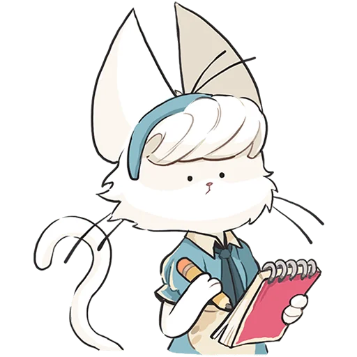 Telegram sticker ✏️ chpic.su • @Premium_Stikers | Кошечка Мия