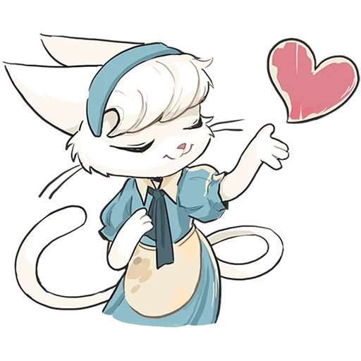 Telegram sticker 😘 chpic.su • @Premium_Stikers | Кошечка Мия