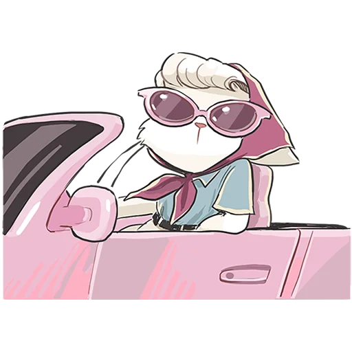 Telegram sticker 😎 chpic.su • @Premium_Stikers | Кошечка Мия