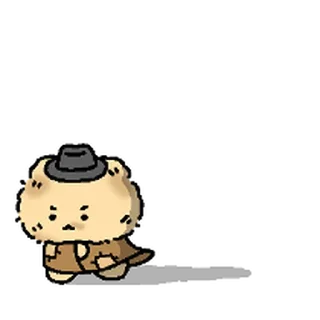 Telegram sticker ⭐ 아기 망그러진 곰 2 @moe_sticker_bot