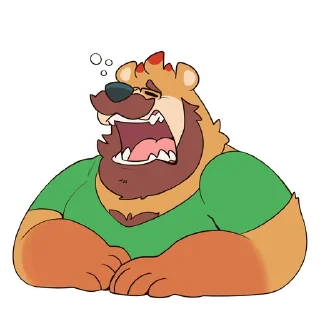 Telegram stiker 😴 FrozenBeaw