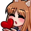 Sticker 😘 Holo - Spice and Wolf (@TgEmojis)