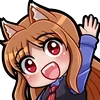 Sticker 🙋‍♀️ Holo - Spice and Wolf (@TgEmojis)