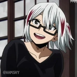 Telegram sticker ❄ - ᗷY @ahMshY 𓉮 . Fuyumi Todoroki