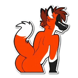 Telegram sticker 🍑 Floofy's Way 2 — @stckrRobot