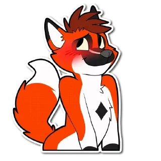 Telegram sticker 😳 Floofy's Way 2 — @stckrRobot