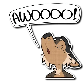 Telegram stiker 🐕 Floofy's Way 2 — @stckrRobot