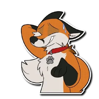 Telegram stiker 😅 Floofy's Way 2 — @stckrRobot