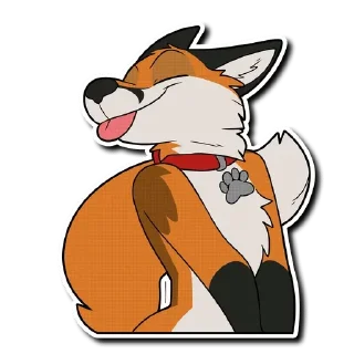 Telegram stiker 😝 Floofy's Way 2 — @stckrRobot