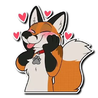 Telegram stiker 🥰 Floofy's Way 2 — @stckrRobot