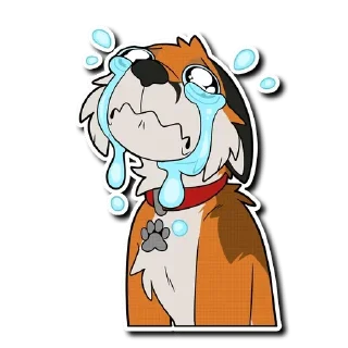 Telegram stiker 😭 Floofy's Way 2 — @stckrRobot
