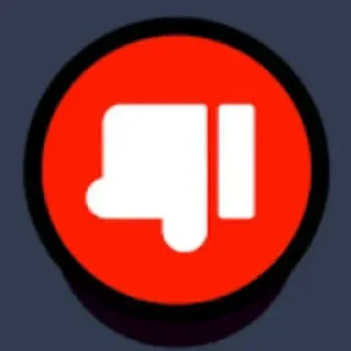 Telegram sticker 👎 Стикеры создал лакэ