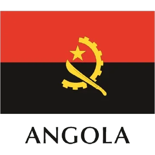 Telegram sticker 🇦🇴 Flags-1 (2nd Pack 👉 t.me/addstickers/Flags_2)