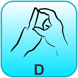 Telegram sticker 🔠 BSL Alphabet - @DMJ_Stickers