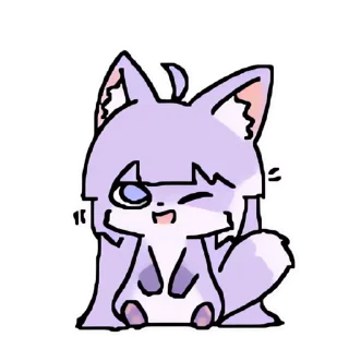 Video sticker 👻 털부키콘 @DCConSticker