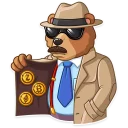 Telegram sticker 😎 Bull & Bear