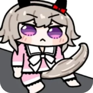 Telegram sticker 🤨 Uma musume by@Code805