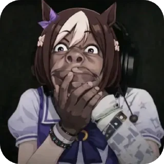 Telegram sticker 😟 Uma musume by@Code805