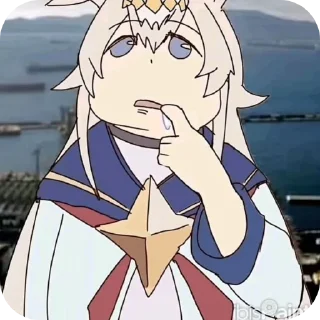 Telegram sticker 😦 Uma musume by@Code805