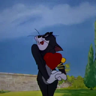 Telegram sticker ❤️ Tom & Jerry (@TgSticker))