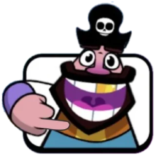 Telegram sticker 🖕 Clash royale