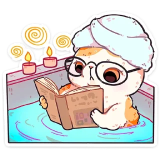 Sticker 📖 Фасолька от @TgSticker