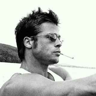 Video sticker 🇺🇸 Brad Pitt ¦ @figurinhasWa
