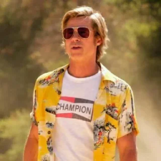 Телеграм стикер 😐 Brad Pitt ¦ @figurinhasWa