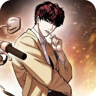 Telegram sticker 👄 Lookism