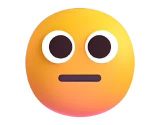 Sticker 😐 Fluent Emoji #2 @HiSticker